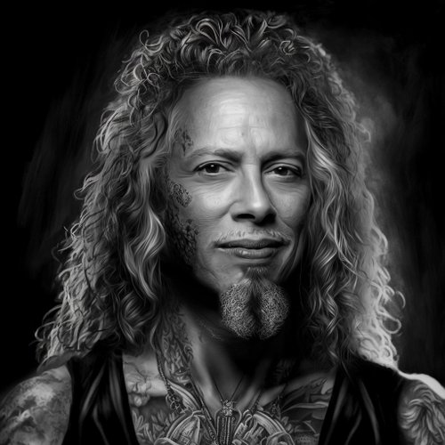 Kirk Hammet - Metallica - par Frederick Moulaert